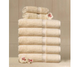 30" x 60" 20 lb. Champagne Suite Touch® XXL Hotel Towel